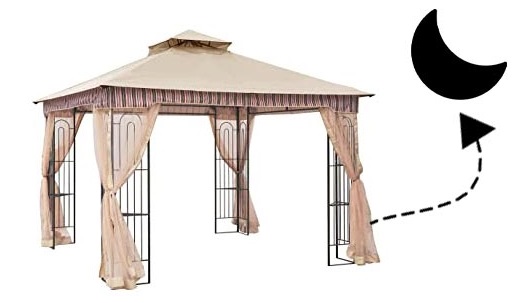 Can You Leave a Gazebo Up Overnight?