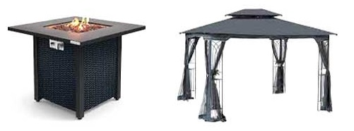 Can You Put a Gas Fire Pit Under a Gazebo?